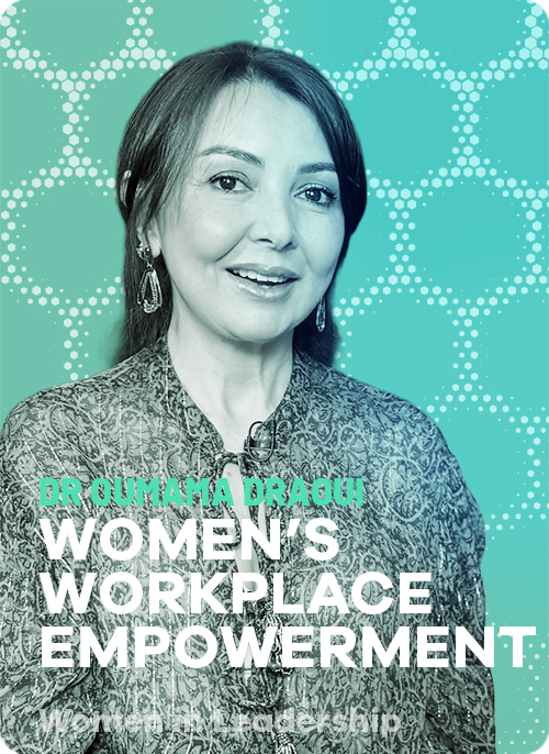 In this new episode of Voices of Women at Work, Oumana Draoui shares her journey, shaped by multiple cultures, professions, and a single conviction: women have a rightful place in the professional world.