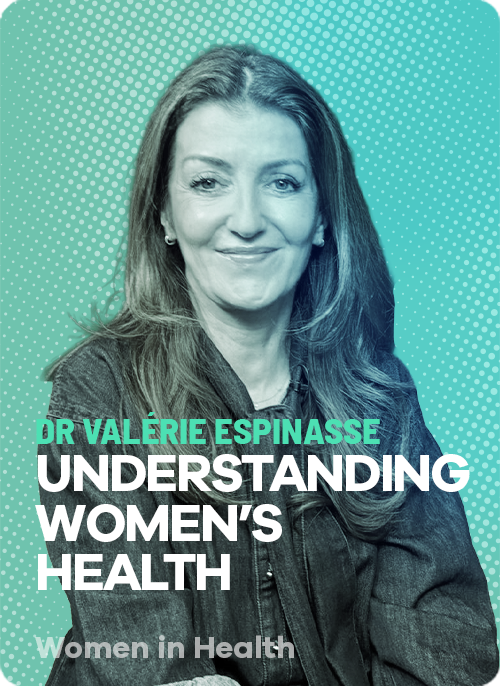 In this episode of Voices of Women At Work, Valérie Espinasse shares her approach to women's health through her expertise in pharmacy, micronutrition, phytotherapy, and naturopathy.